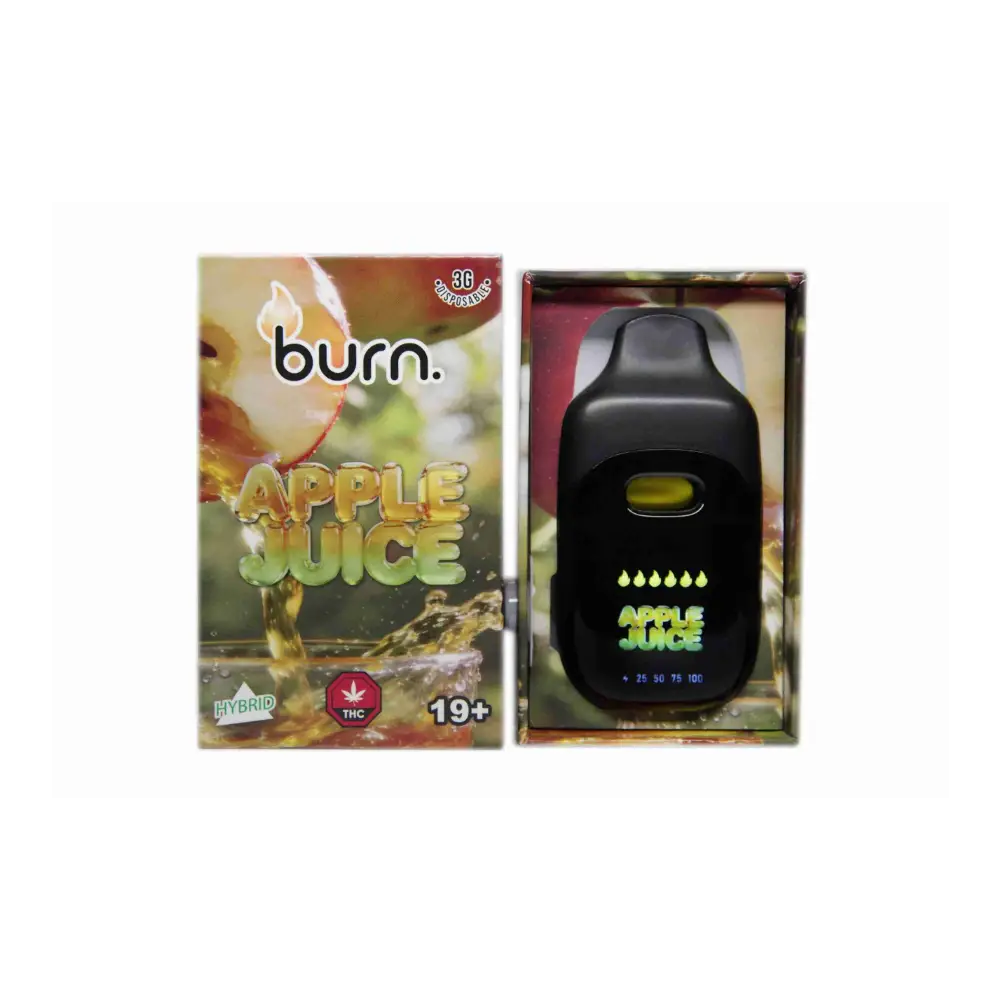 apple juice Burn LCD Disposable - 3 Gram Vape