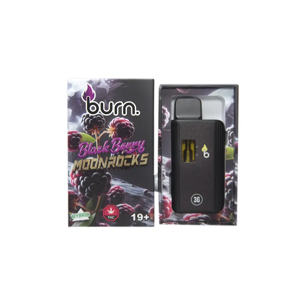 blackberry moonrocks Burn LCD Disposable - 3 Gram Vape