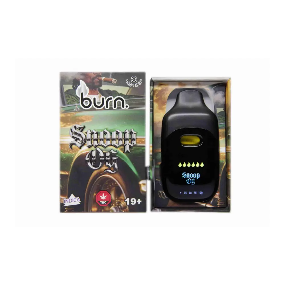 snoop og Burn LCD Disposable - 3 Gram Vape